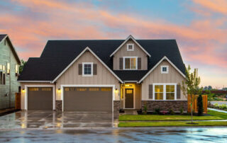 Residential garage door